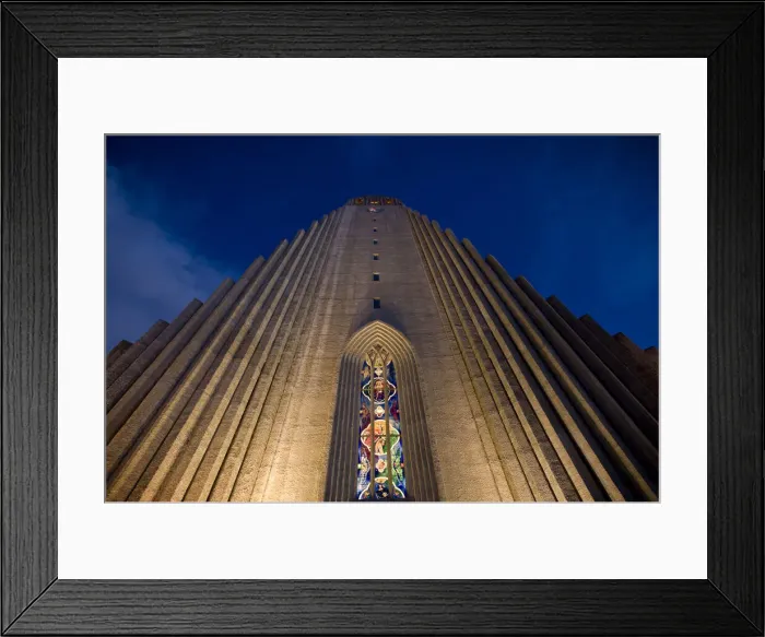 Framed Print : Hallgrimskirkja, Reykjavik, Iceland Framed Print : Hallgrimskirkja, Reykjavik, Iceland