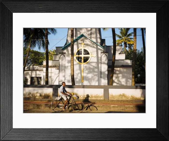 Framed Print : Exterior of church, Fort Kochi (Cochin), Kerala, India Framed Print : Exterior of church, Fort Kochi (Cochin), Kerala, India