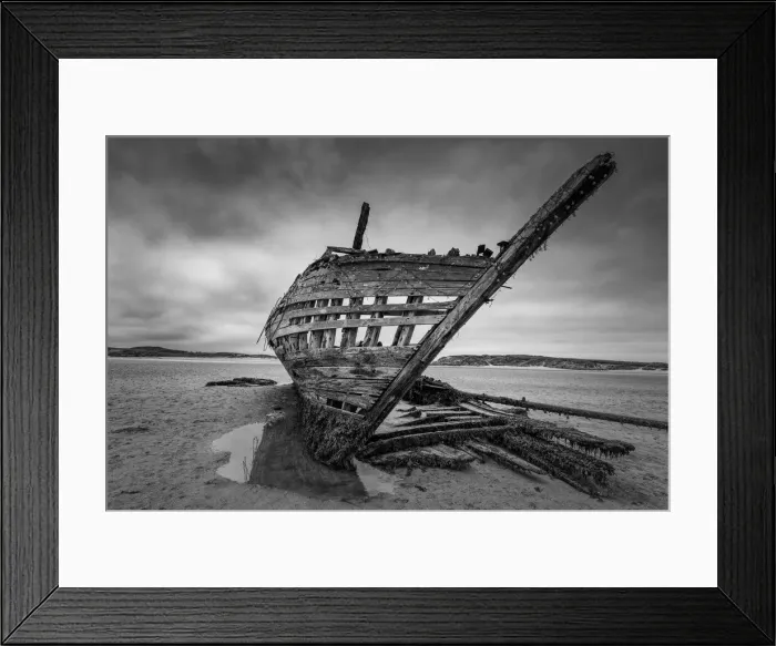 Framed Print : Bad Eddie Ship Wreck on Magheraclogher Beach, Bunbeg, County Donegal, Ireland Framed Print : Bad Eddie Ship Wreck on Magheraclogher Beach, Bunbeg, County Donegal, Ireland