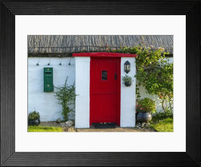 Framed Print : Red Cottage Door, Malin Head, County Donegal, Ireland Framed Print : Red Cottage Door, Malin Head, County Donegal, Ireland