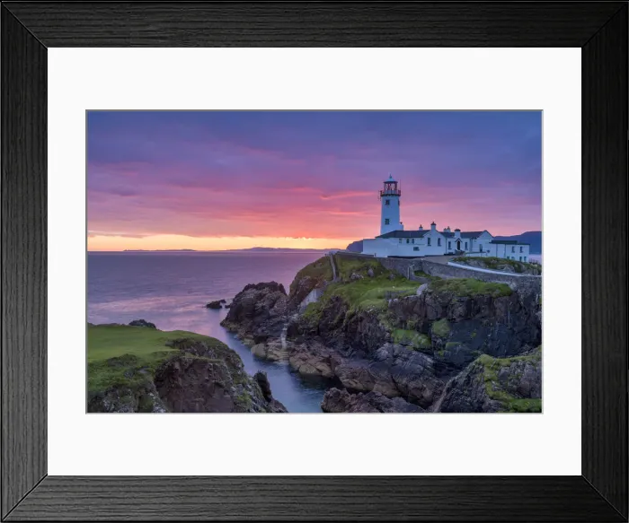 Framed Print : Fanad Lighthouse at Sunrise, County Donegal, Ireland