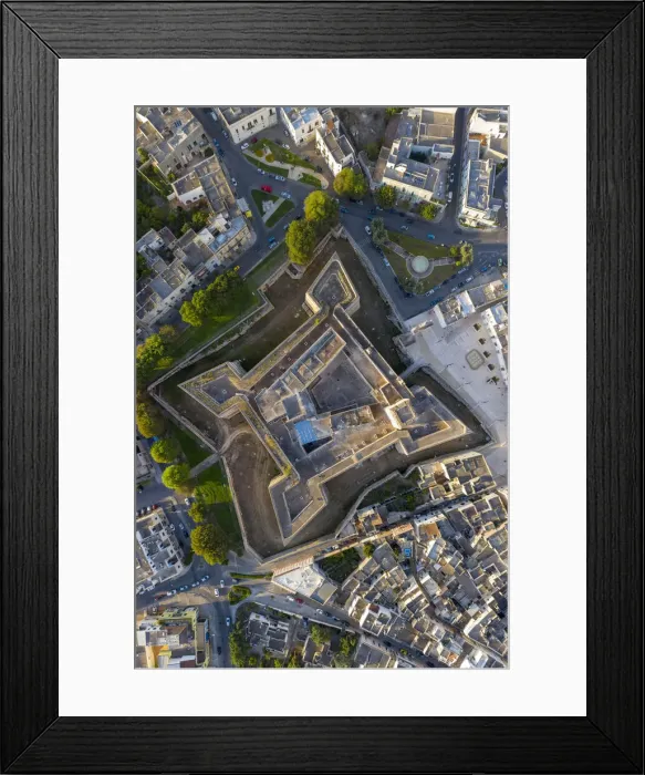Framed Print : Italy. Apulia (Puglia). Salento, Copertino, Medieval fortifications Framed Print : Italy. Apulia (Puglia). Salento, Copertino, Medieval fortifications