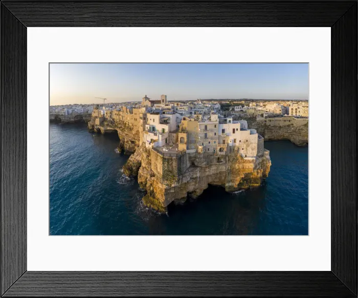 Framed Print : Italy. Apulia (Puglia). Itria Valley, Polignano a Mare Framed Print : Italy. Apulia (Puglia). Itria Valley, Polignano a Mare