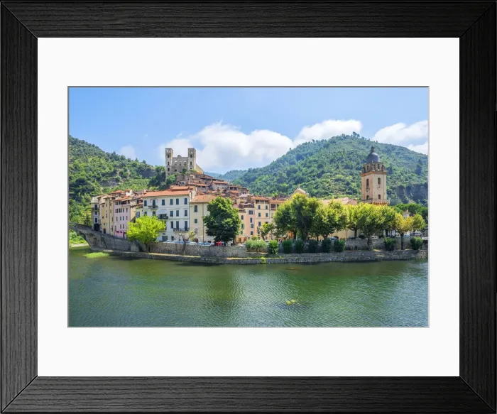 Framed Print : View at Dolceacqua, Liguria, Italy Framed Print : View at Dolceacqua, Liguria, Italy