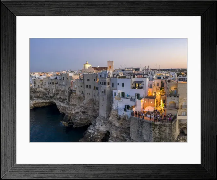 Framed Print : Italy. Basilicata, Matera, Sassi (Unesco world heritage site)evening Framed Print : Italy. Basilicata, Matera, Sassi (Unesco world heritage site)evening