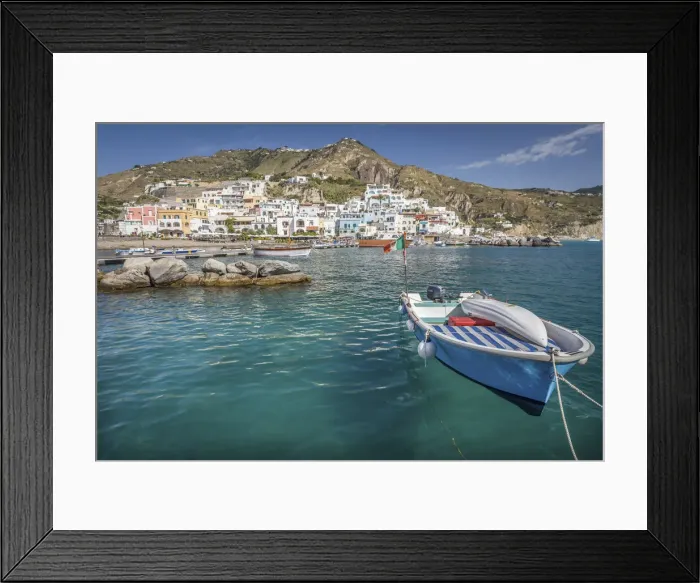 Framed Print : Port of Sant Angelo, Ischia Island, Gulf of Naples, Campania, Italy Framed Print : Port of Sant Angelo, Ischia Island, Gulf of Naples, Campania, Italy