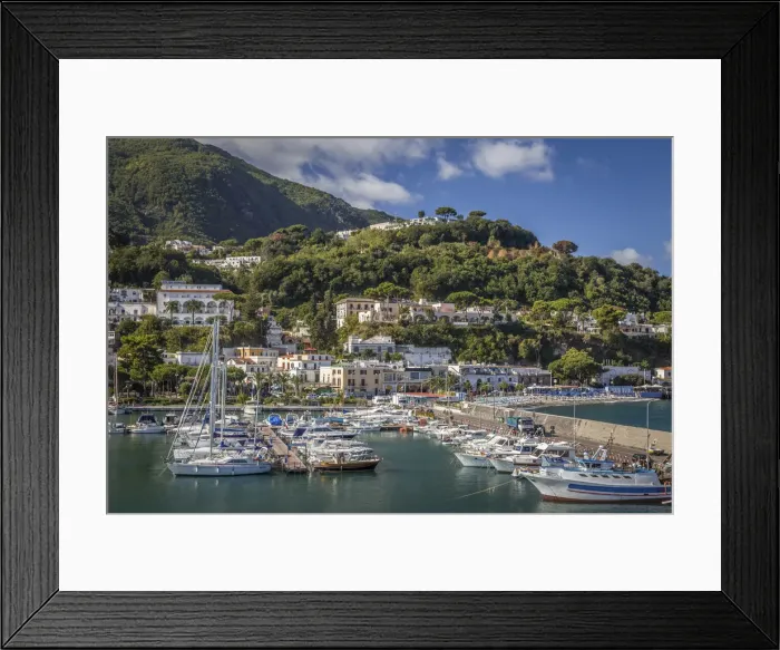 Framed Print : Port of Casamicciola Terme, Ischia Island, Gulf of Naples, Campania, Italy Framed Print : Port of Casamicciola Terme, Ischia Island, Gulf of Naples, Campania, Italy