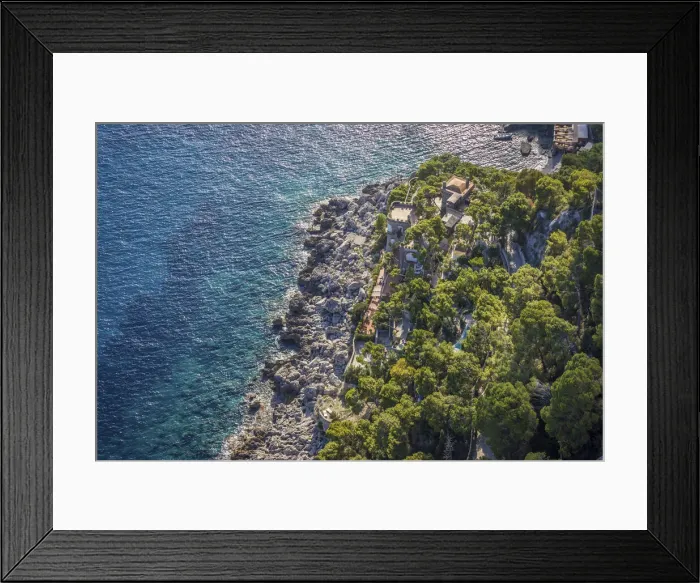Framed Print : View of Marina Piccola, Capri, Gulf of Naples, Campania, Italy Framed Print : View of Marina Piccola, Capri, Gulf of Naples, Campania, Italy