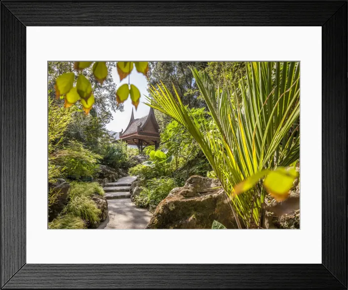 Framed Print : Thai temple in La Mortella garden in Forio, Ischia Island, Gulf of Naples, Campania Framed Print : Thai temple in La Mortella garden in Forio, Ischia Island, Gulf of Naples, Campania