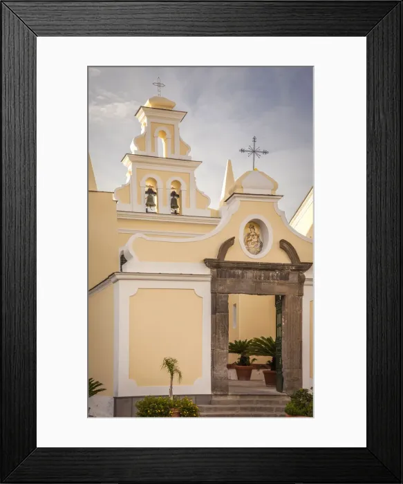 Framed Print : Church of San Gaetano in Forio, Ischia Island, Gulf of Naples, Campania, Italy Framed Print : Church of San Gaetano in Forio, Ischia Island, Gulf of Naples, Campania, Italy