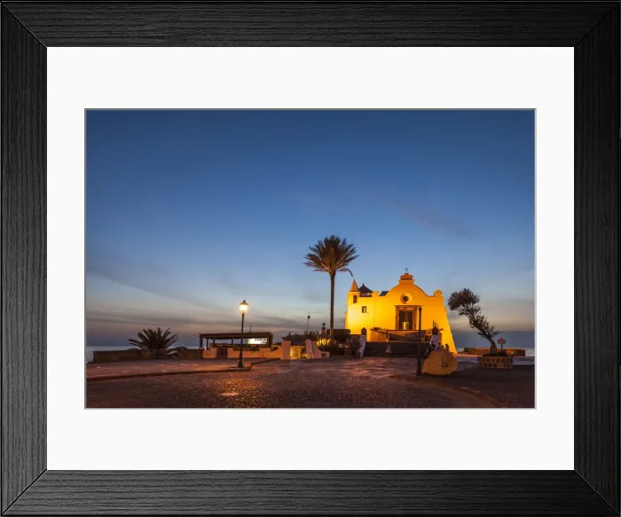 Framed Print : Church of Santa Maria del Soccorso in Forio at the evening, Ischia island, Gulf of Naples Framed Print : Church of Santa Maria del Soccorso in Forio at the evening, Ischia island, Gulf of Naples
