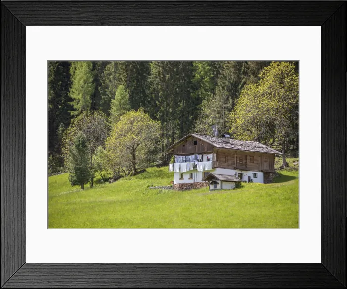 Framed Print : Old mountain farm in Lappach, Tauferer Ahrntal, South Tyrol, Italy Framed Print : Old mountain farm in Lappach, Tauferer Ahrntal, South Tyrol, Italy