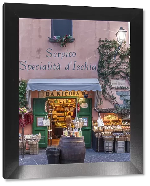 Traditional delicatessen in Forio, Ischia Island, Gulf of Naples, Campania, Italy