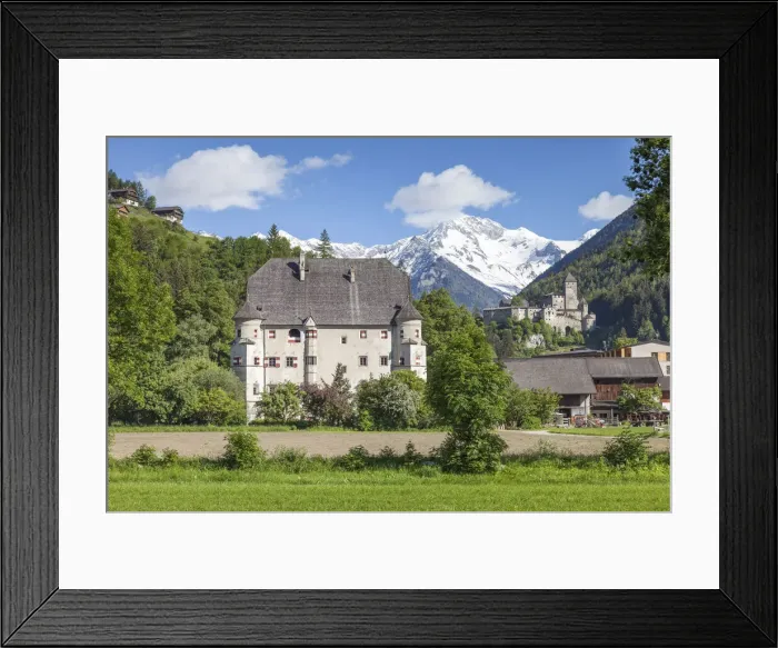 Framed Print : Neumalens residence and Taufers Castle in Campo Tures, South Tyrol, Italy Framed Print : Neumalens residence and Taufers Castle in Campo Tures, South Tyrol, Italy
