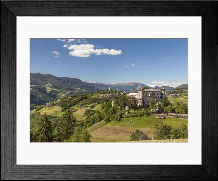 Framed Print : Vols am Schlern and Prosels Castle, South Tyrol, Italy