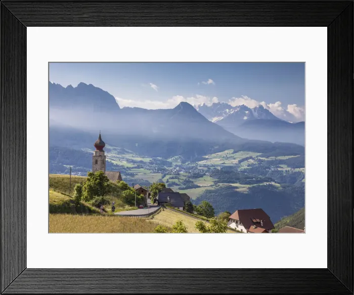 Framed Print : Mountains near Mittelberg am Ritten, South Tyrol, Italy Framed Print : Mountains near Mittelberg am Ritten, South Tyrol, Italy