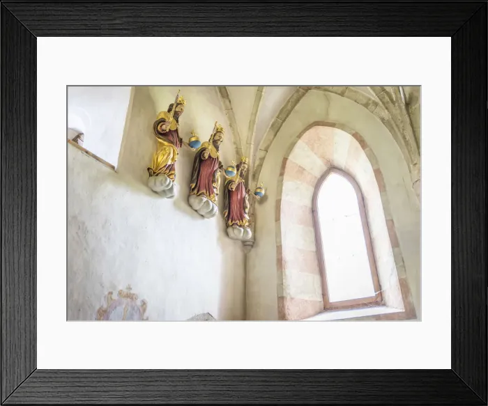 Framed Print : Heilig-Geist Church in Kasern, Hinteres Ahrntal, South Tyrol, Italy Framed Print : Heilig-Geist Church in Kasern, Hinteres Ahrntal, South Tyrol, Italy