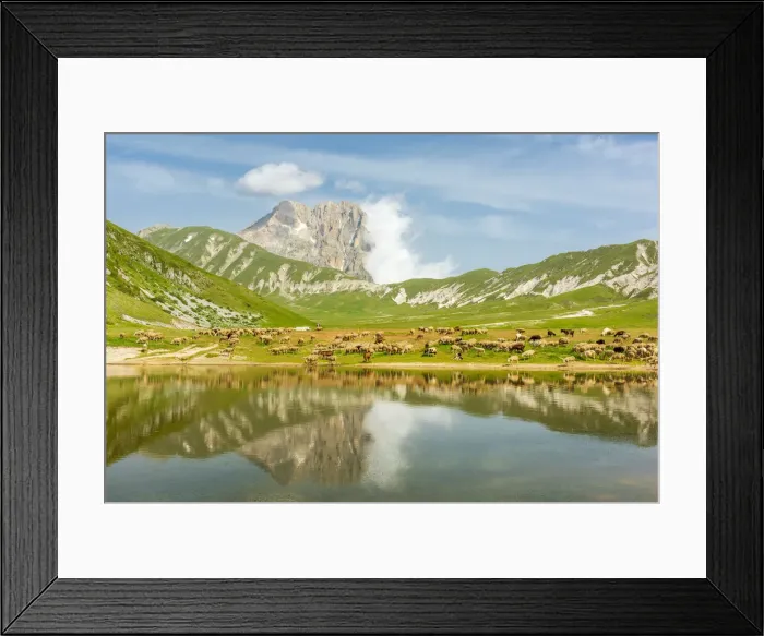 Framed Print : europe, Italy, the Abruzzi. In the National Park of Gran Sasso and Monti della Laga Framed Print : europe, Italy, the Abruzzi. In the National Park of Gran Sasso and Monti della Laga