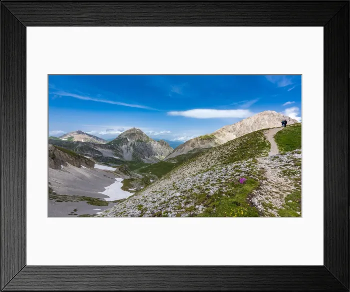 Framed Print : europe, Italy, the Abruzzi. On a footpath in the Gran Sasso National Park Framed Print : europe, Italy, the Abruzzi. On a footpath in the Gran Sasso National Park