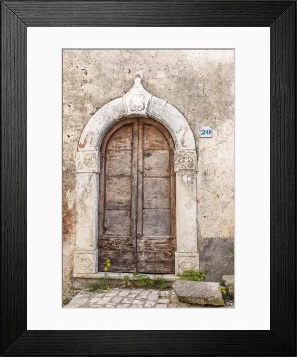 Framed Print : europe, Italy, the Abruzzi. the entrance to a building in Santo Stefano di Sessanio Framed Print : europe, Italy, the Abruzzi. the entrance to a building in Santo Stefano di Sessanio