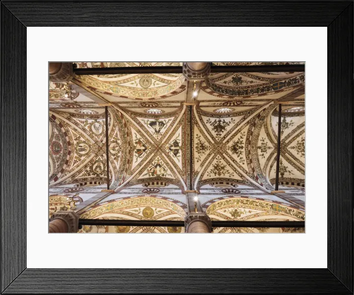 Framed Print : Ceiling of Basilica of Santa Anastasia, Verona, Veneto Province, Italy, Europe Framed Print : Ceiling of Basilica of Santa Anastasia, Verona, Veneto Province, Italy, Europe