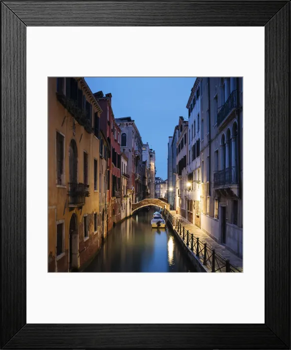 Framed Print : Canal at night, San Marco, Venice, Veneto Province, Italy, Europe Framed Print : Canal at night, San Marco, Venice, Veneto Province, Italy, Europe