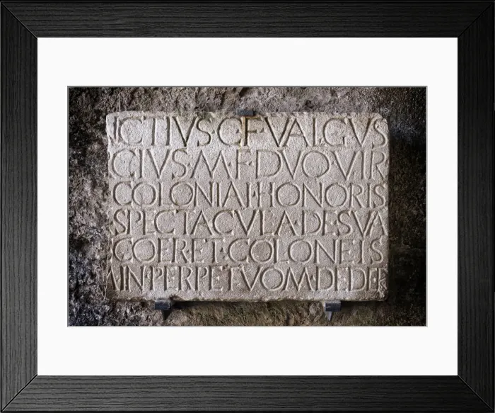 Framed Print : Italia, Italy. Campania. Napoli district. Pompeii