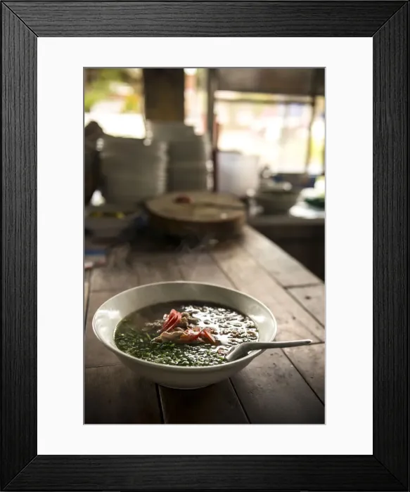 Framed Print : Local Restaurant, Vang Vieng, Laos, Indochina, Asia Framed Print : Local Restaurant, Vang Vieng, Laos, Indochina, Asia