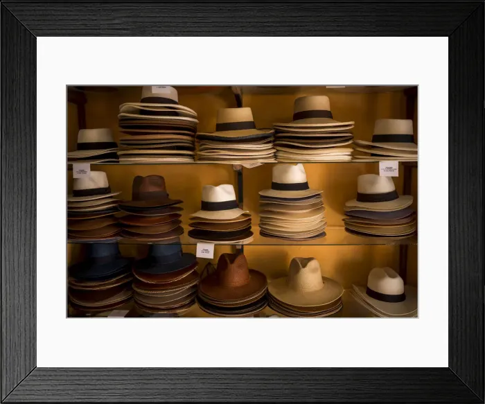 Framed Print : Panama Hats on display, San Miguel de Allende, Guanajuato, Mexico Framed Print : Panama Hats on display, San Miguel de Allende, Guanajuato, Mexico
