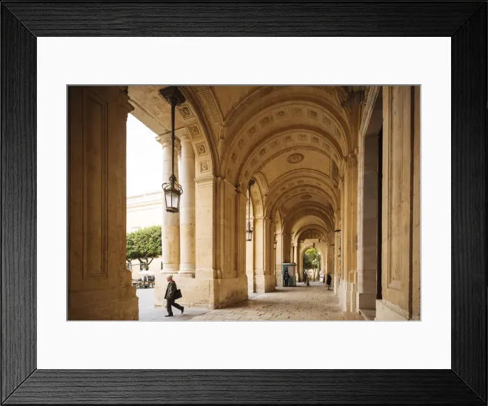 Framed Print : National Library of Malta, Valletta, Malta