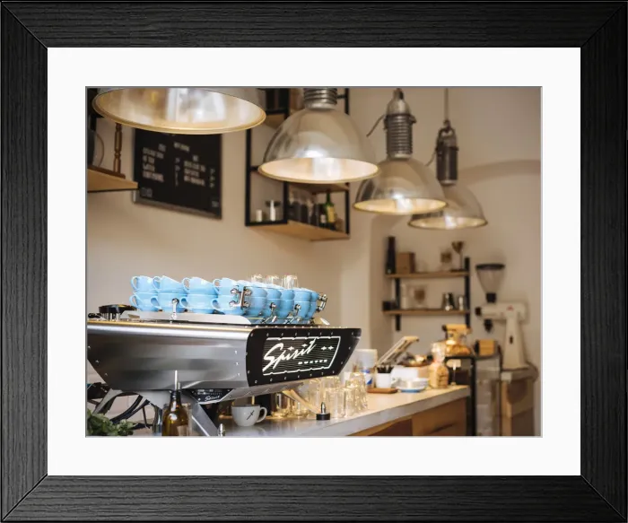 Framed Print : Interior of Lot Sixty One Cafe, Valletta, Malta Framed Print : Interior of Lot Sixty One Cafe, Valletta, Malta