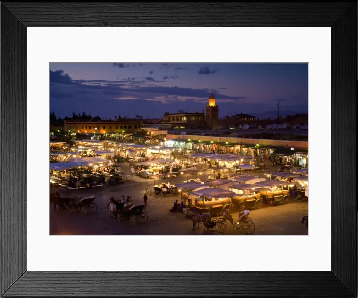 Framed Print : Djemaa el-Fna, Marrakesh, Morocco Framed Print : Djemaa el-Fna, Marrakesh, Morocco