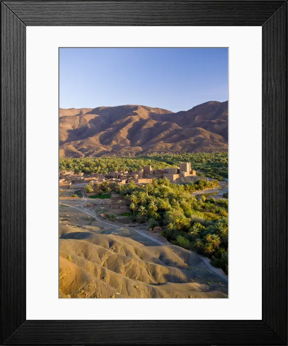 Framed Print : Ait Hamou ou Said Kasbah, Draa Valley, Morocco, Africa Framed Print : Ait Hamou ou Said Kasbah, Draa Valley, Morocco, Africa