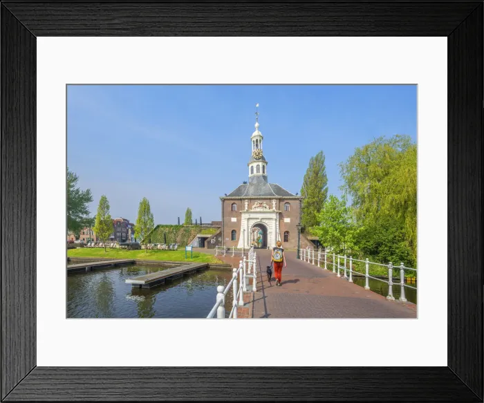 Framed Print : Zijlpoort at Leiden, South Holland, The Netherlands Framed Print : Zijlpoort at Leiden, South Holland, The Netherlands