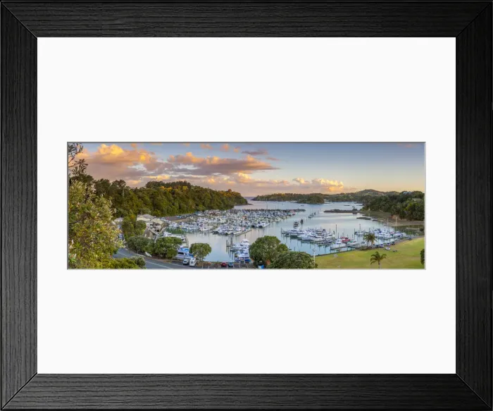 Framed Print : Tutukaka Marina, Tutukaka, Northland, North Island, New Zealand, Australasia