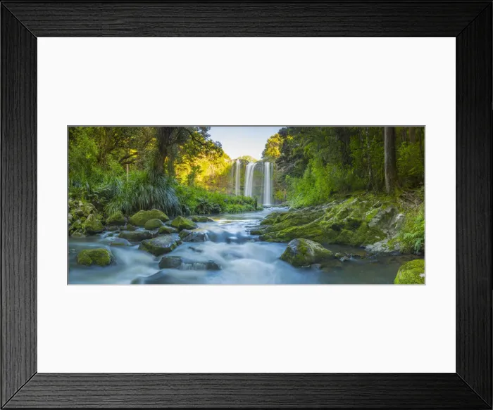 Framed Print : Whangarei Falls, Whangarei, Northland, New Zealand, Australasia