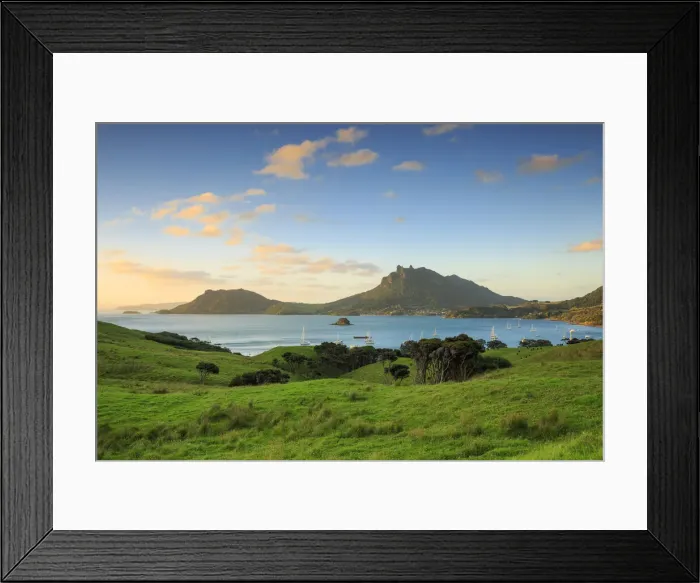 Framed Print : Mt. Manaia, Whangarei Heads, Whangarei, Northland, North Island, New Zealand, Australasia