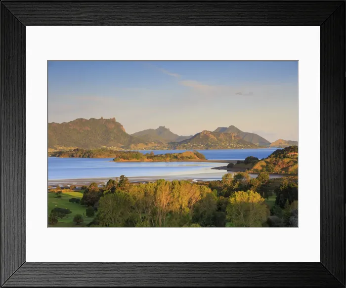 Framed Print : Parua Bay, Whangarei Heads, Whangarei, Northland, North Island, New Zealand