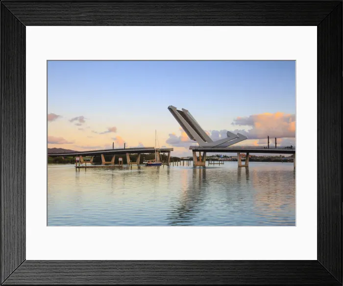 Framed Print : Fish Hook Bridge, Whangarei, Northland, New Zealand Framed Print : Fish Hook Bridge, Whangarei, Northland, New Zealand