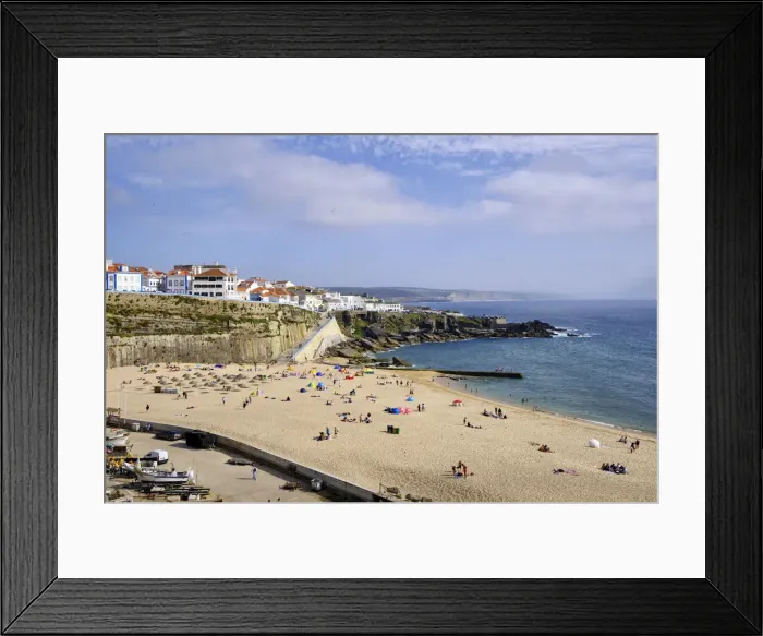 Framed Print : The beach of Ericeira. Portugal Framed Print : The beach of Ericeira. Portugal