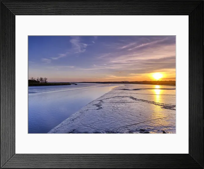 Framed Print : Marshes in the Sado Estuary Nature Reserve at twilight. Portugal Framed Print : Marshes in the Sado Estuary Nature Reserve at twilight. Portugal
