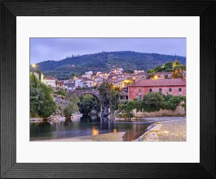 Framed Print : The Alva river passing through Avo village, a 1000 years old community. Portugal Framed Print : The Alva river passing through Avo village, a 1000 years old community. Portugal
