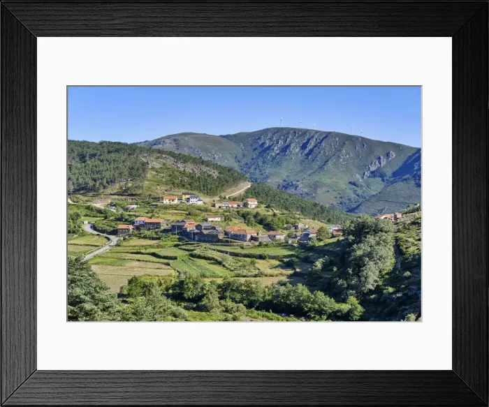 Framed Print : Varzigueto and the river Olo. Alvao Nature Park, Tras os Montes. Portugal Framed Print : Varzigueto and the river Olo. Alvao Nature Park, Tras os Montes. Portugal