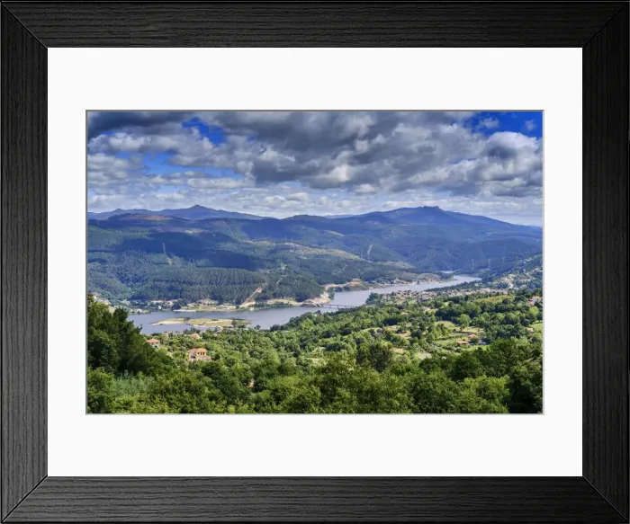 Framed Print : Daivoes dam, river Tamega. Ribeira de Pena, Tras os Montes. Portugal Framed Print : Daivoes dam, river Tamega. Ribeira de Pena, Tras os Montes. Portugal