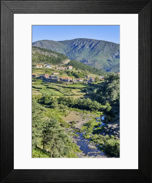 Framed Print : Varzigueto and the river Olo. Alvao Nature Park, Tras os Montes. Portugal Framed Print : Varzigueto and the river Olo. Alvao Nature Park, Tras os Montes. Portugal
