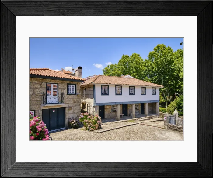 Framed Print : Traditional houses. Celorico de Basto, Minho. Portugal Framed Print : Traditional houses. Celorico de Basto, Minho. Portugal