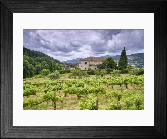 Framed Print : A traditional farmhouse at Senra, Ribeira de Pena. Tras os Montes, Portugal Framed Print : A traditional farmhouse at Senra, Ribeira de Pena. Tras os Montes, Portugal