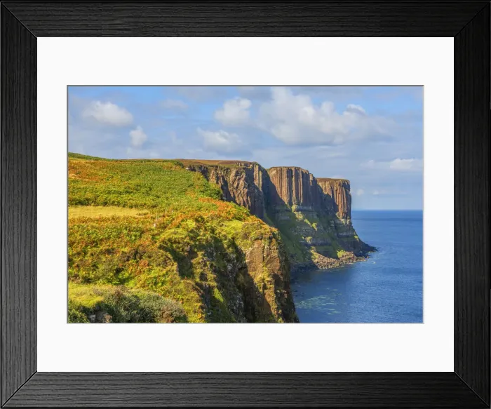 Framed Print : Kilt rock, Culnacnoc, Isle of Skye, Inner Hebrides, Highlands, Scotland, Great Britain Framed Print : Kilt rock, Culnacnoc, Isle of Skye, Inner Hebrides, Highlands, Scotland, Great Britain