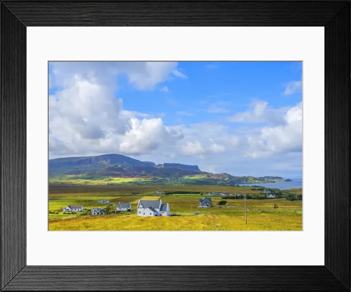 Framed Print : View Staffin, Isle of Skye, Inner Hebrides, Highlands, Scotland, Great Britain Framed Print : View Staffin, Isle of Skye, Inner Hebrides, Highlands, Scotland, Great Britain