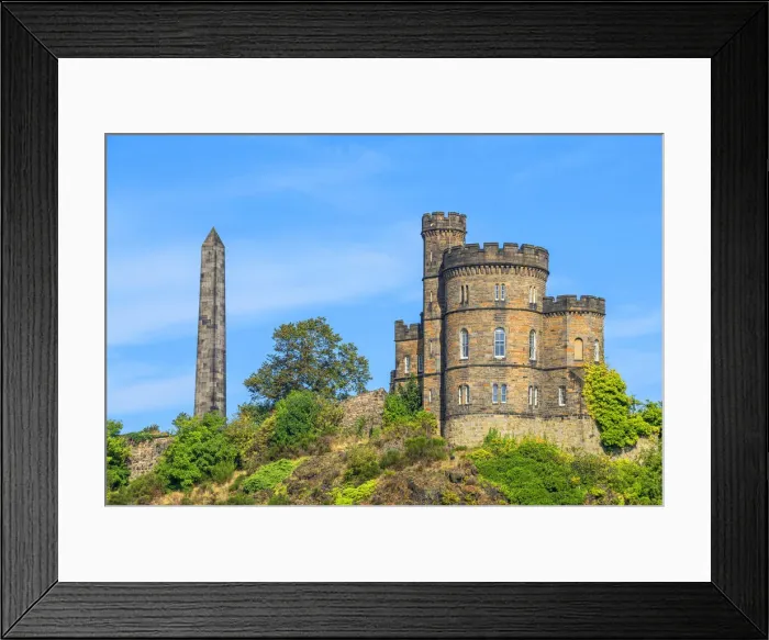 Framed Print : Old Calton Burial Gound, Political Martyrs Monument, Calton Hill, Edinburgh, Scotland